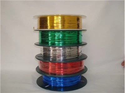 خيوط معدنية عالية الجودة من النوع M مقاس 12/23 ميكرون، فيلم مسطح معدني من لوركس